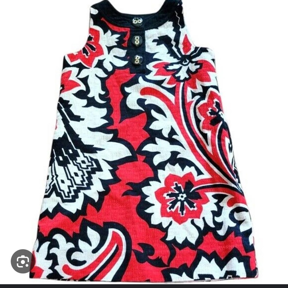 Milly Minis Red Floral Girl’s Dress